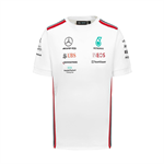 Tímové tričko Mercedes AMG Petronas F1 Team 2023 biele
