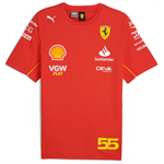 Tímové tričko Scuderia Ferrari Carlos Sainz jr 2024
