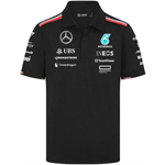Tímová polokošeľa Mercedes AMG Petronas F1 Team čierna