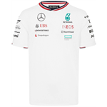 Tímové tričko AMG Mercedes Petronas F1 team biele