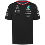 Tímové tričko AMG Mercedes Petronas F1 team čierne