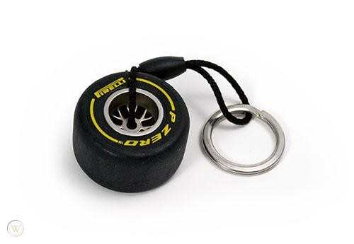 Pirelli Tyre Key Ring White