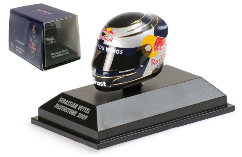 Minichamps Arai Helmet Silverstone British GP 2009 - Sebastian Vettel 1/8 Scale