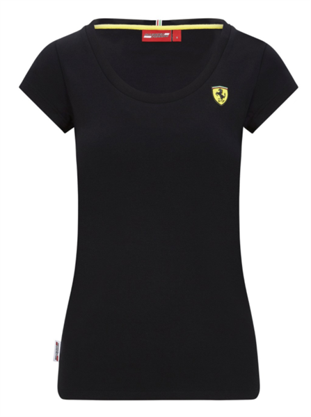Ferrari Team Ladies Shield T-shirt Black