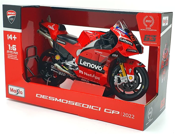 Model Moto GP Francesco Bagnaia 1/6 Ducati
